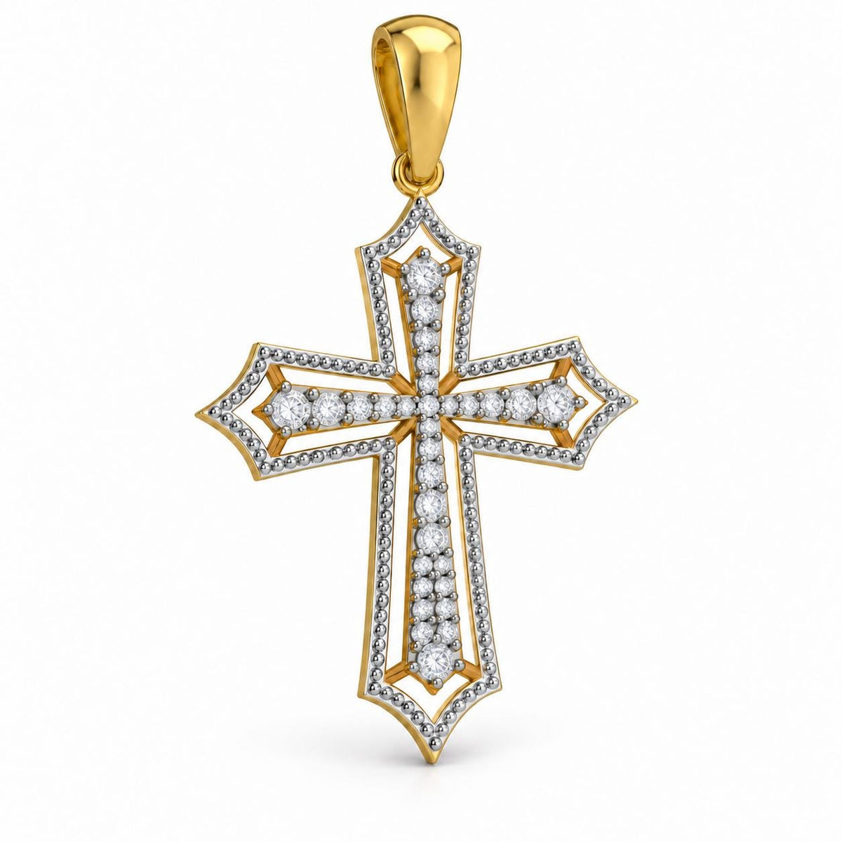 Gothic Cross Pendant, view 3