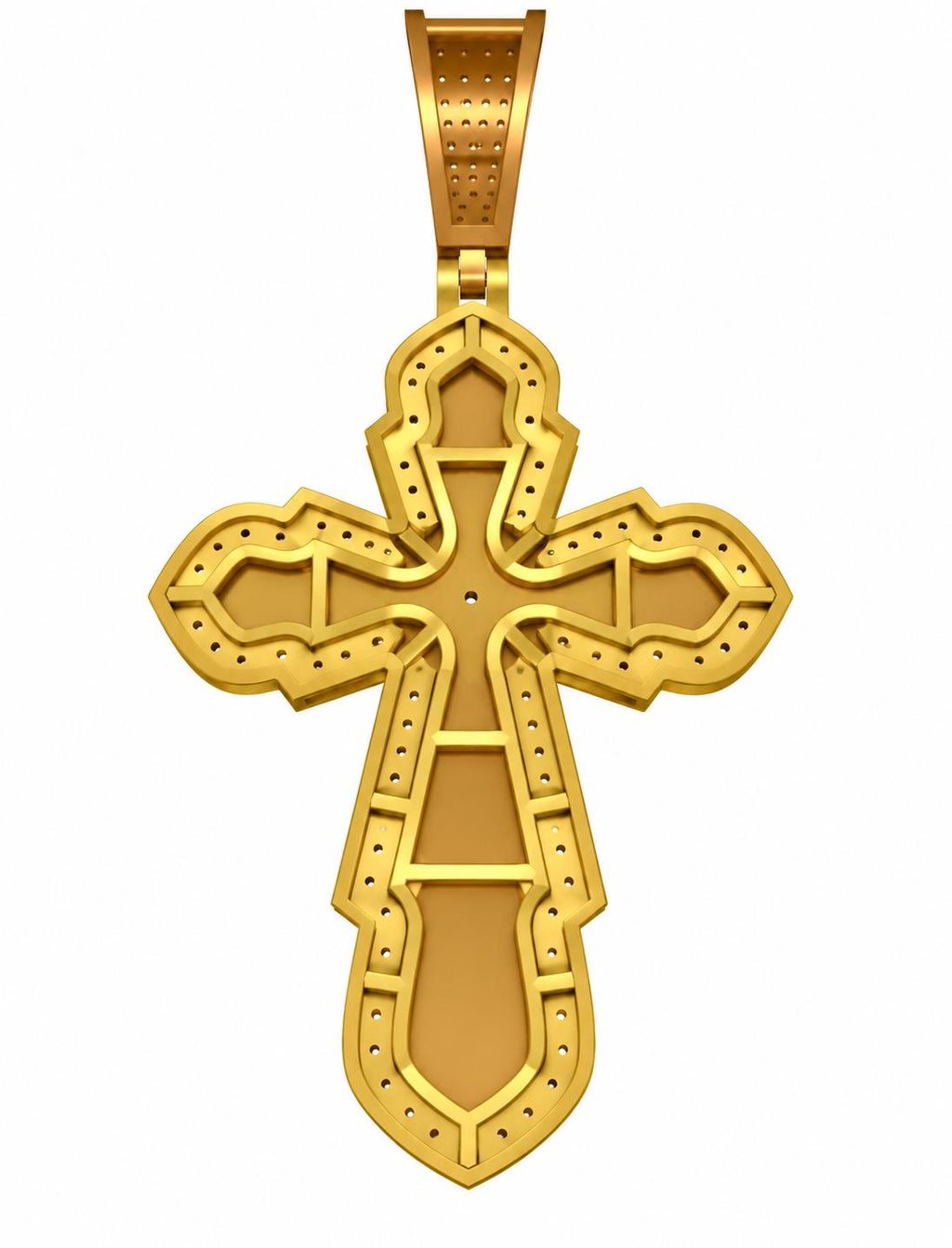 Scroll Filigree Cross Pendant, view 3