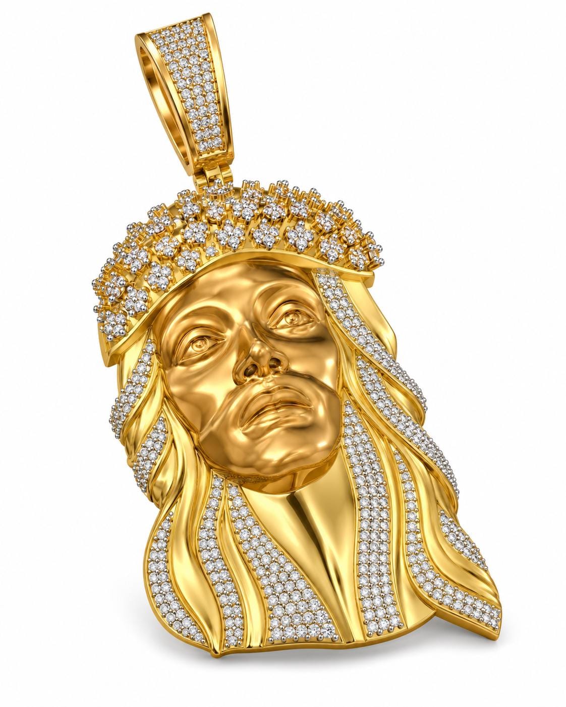 Jesus Crown of Thorns Pendant, view 1