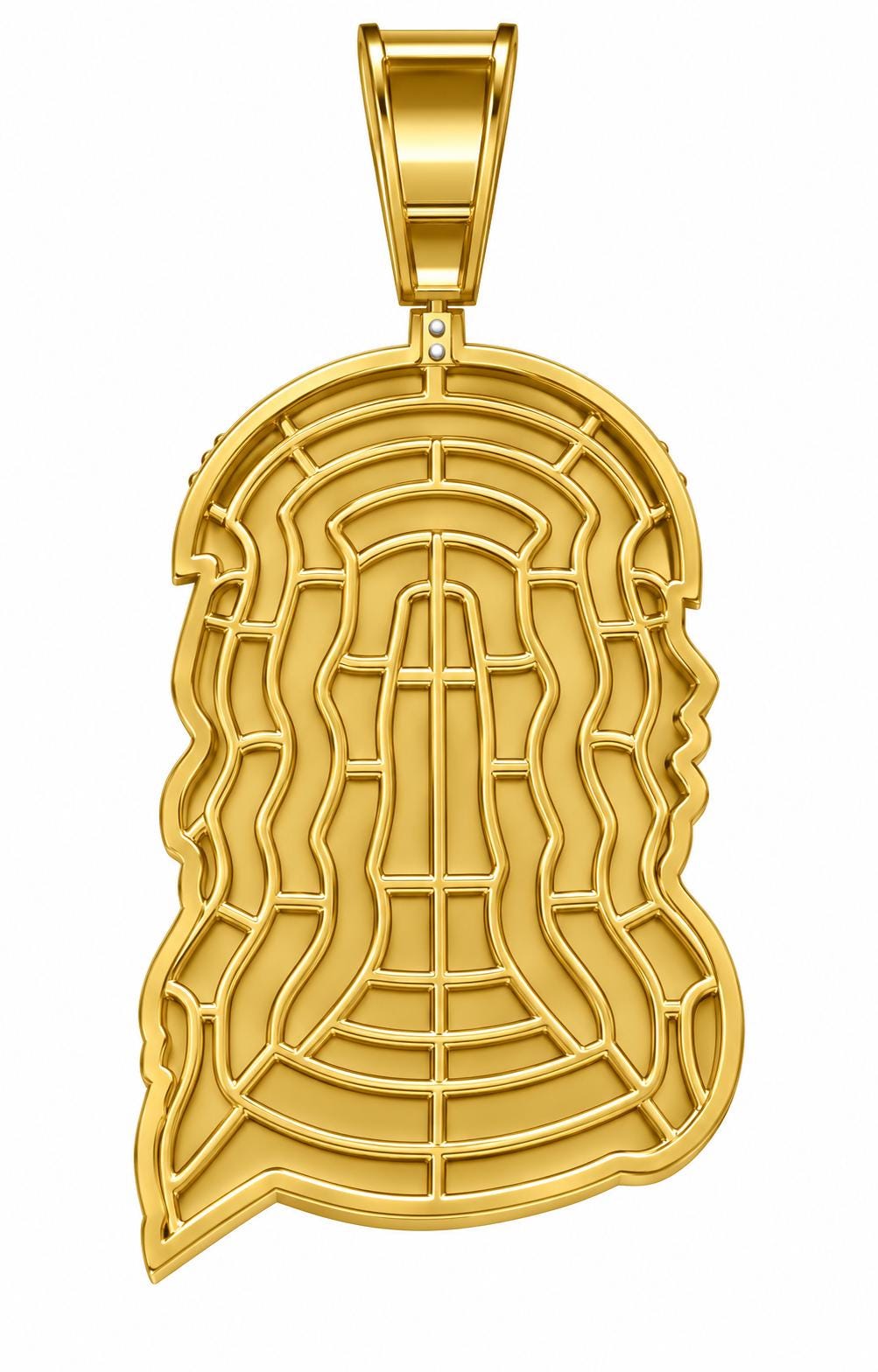 Jesus Crown of Thorns Pendant, view 2