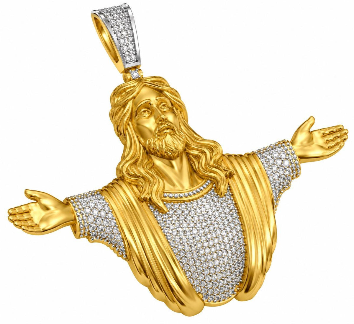 Jesus Open Arms Pendant, view 1