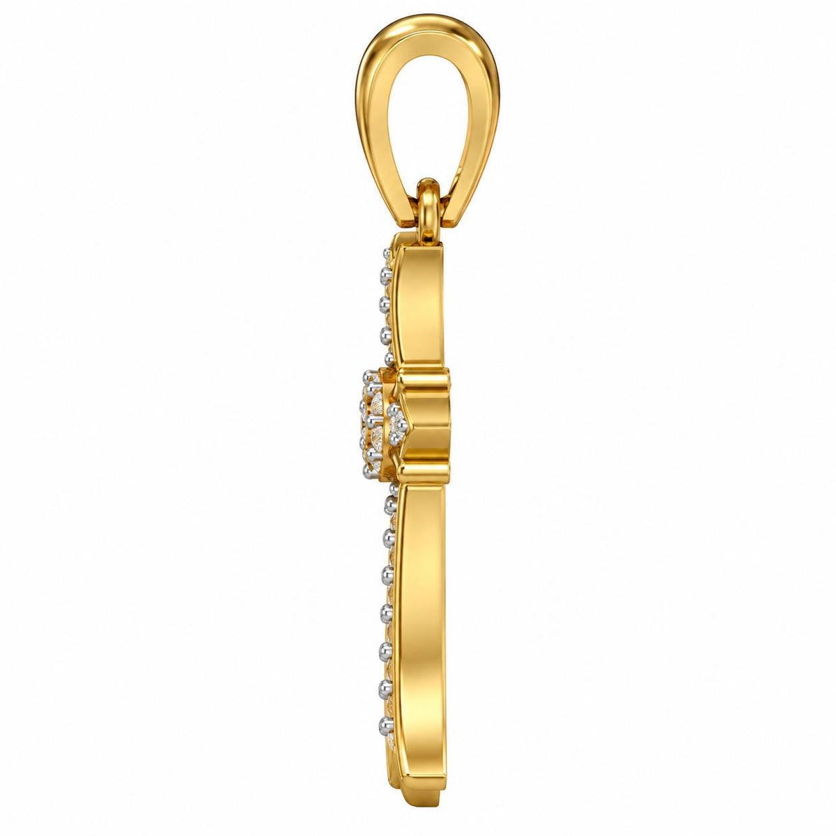 Small Pointed Cross Pendant, view 4