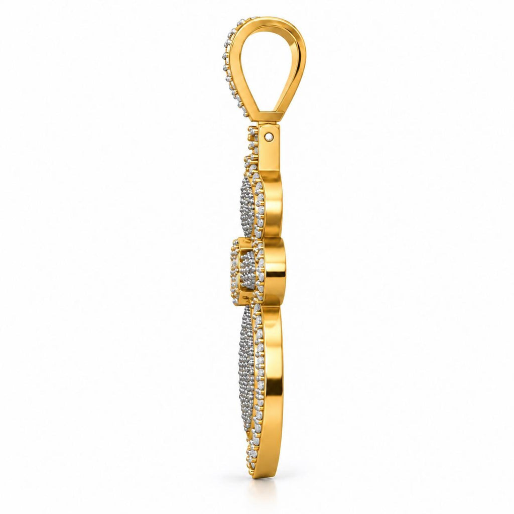 Leaf Cross Pendant, view 4