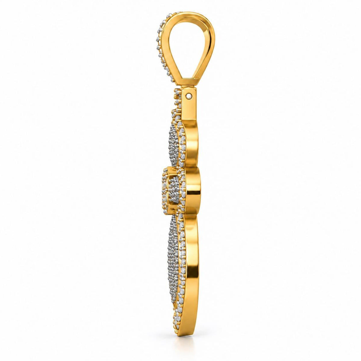 Leaf Cross Pendant, view 4