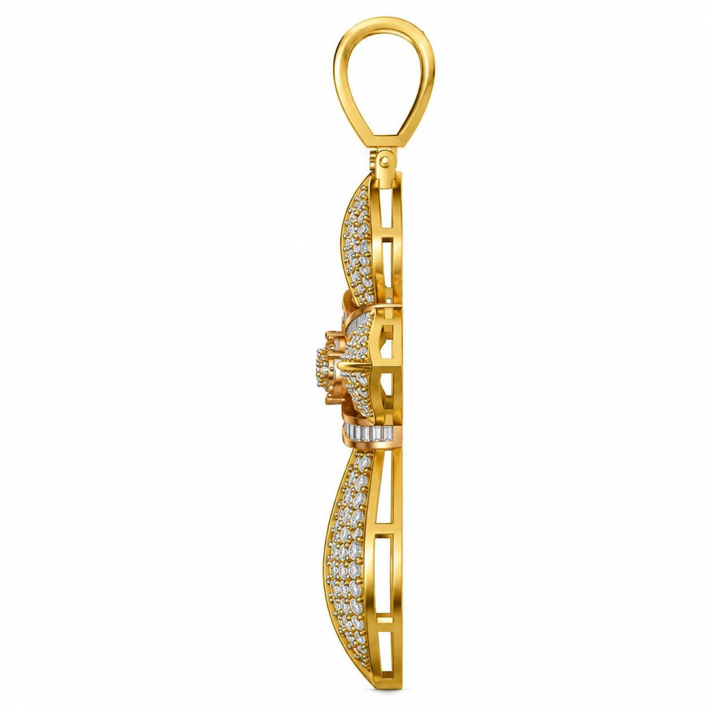 Leaf Cross Pendant, view 4