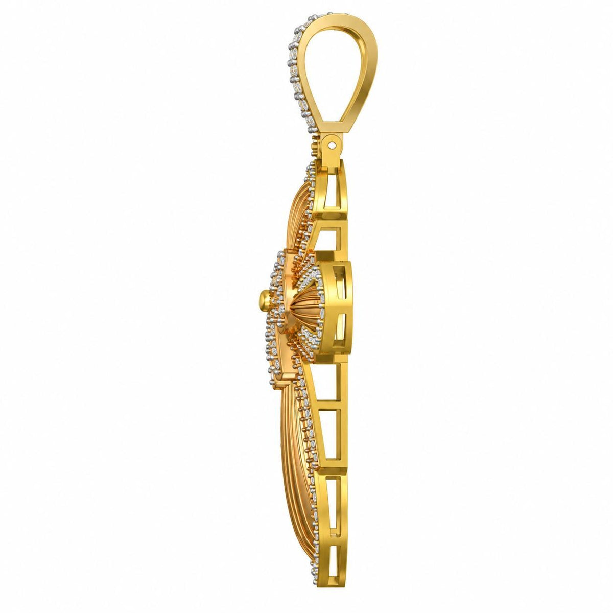 Hamsa Cross Pendant, view 4