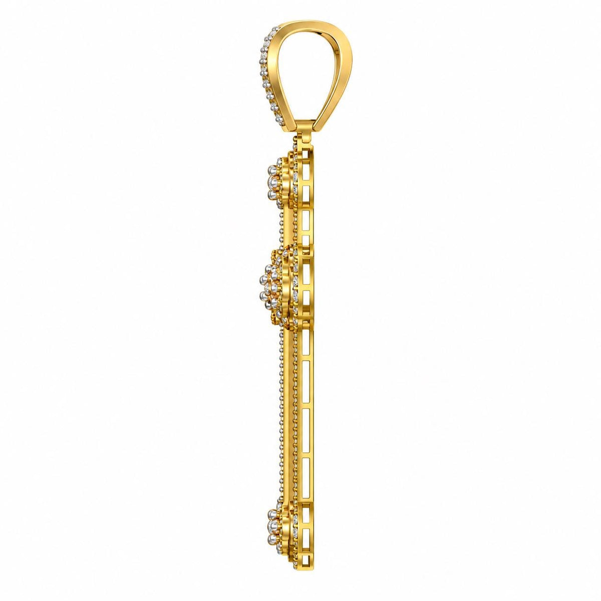 Clover Cross Pendant, view 4