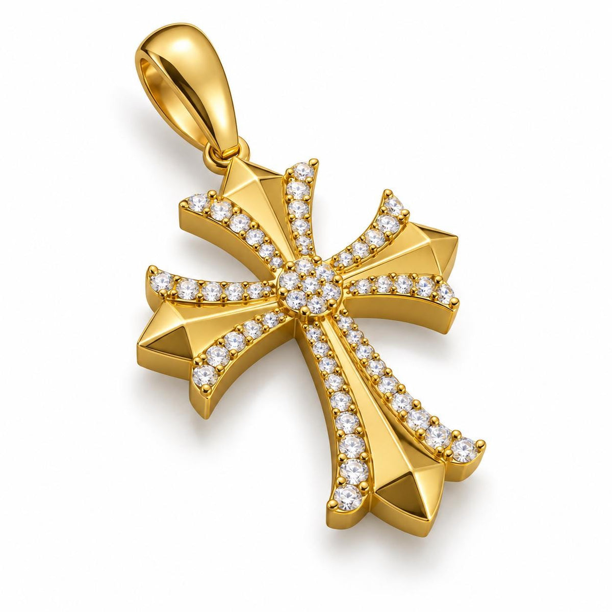 Gothic Cross Pendant, view 3
