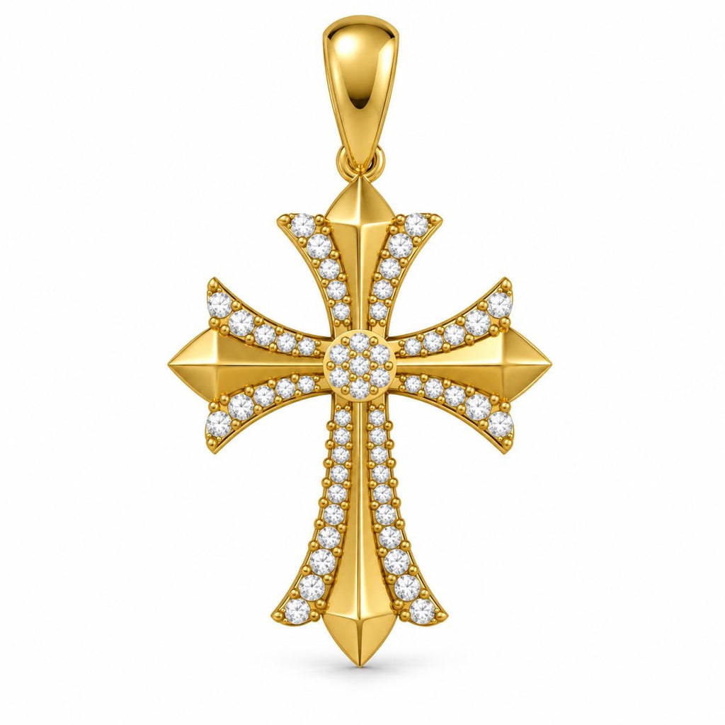Gothic Cross Pendant, view 2