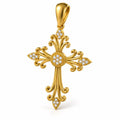 Scroll Cross Pendant, view 1