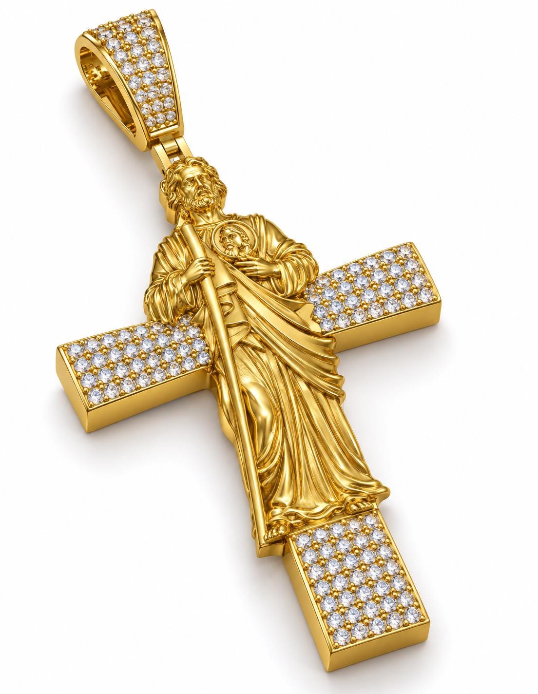 Saint Jude Cross Pendant, view 1