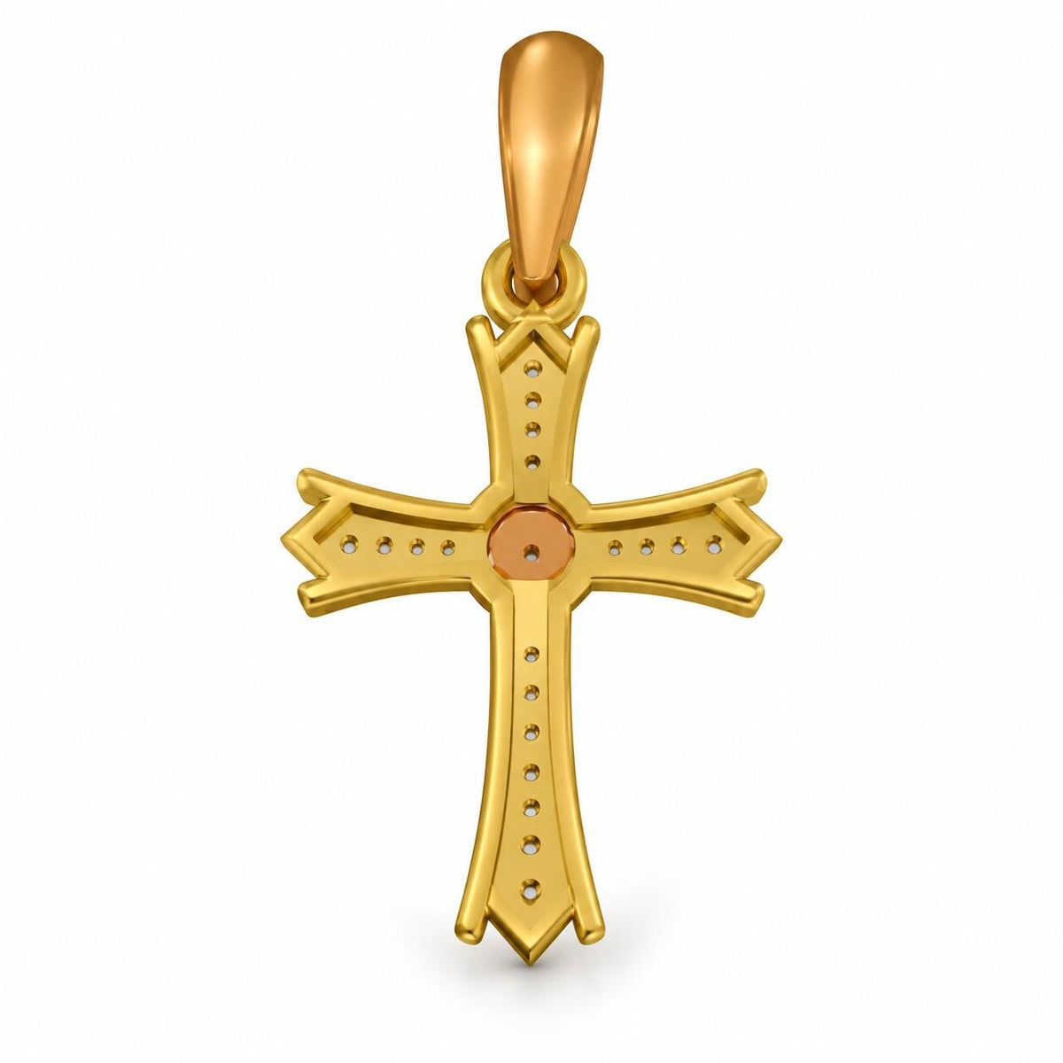 Small Pointed Cross Pendant, view 3