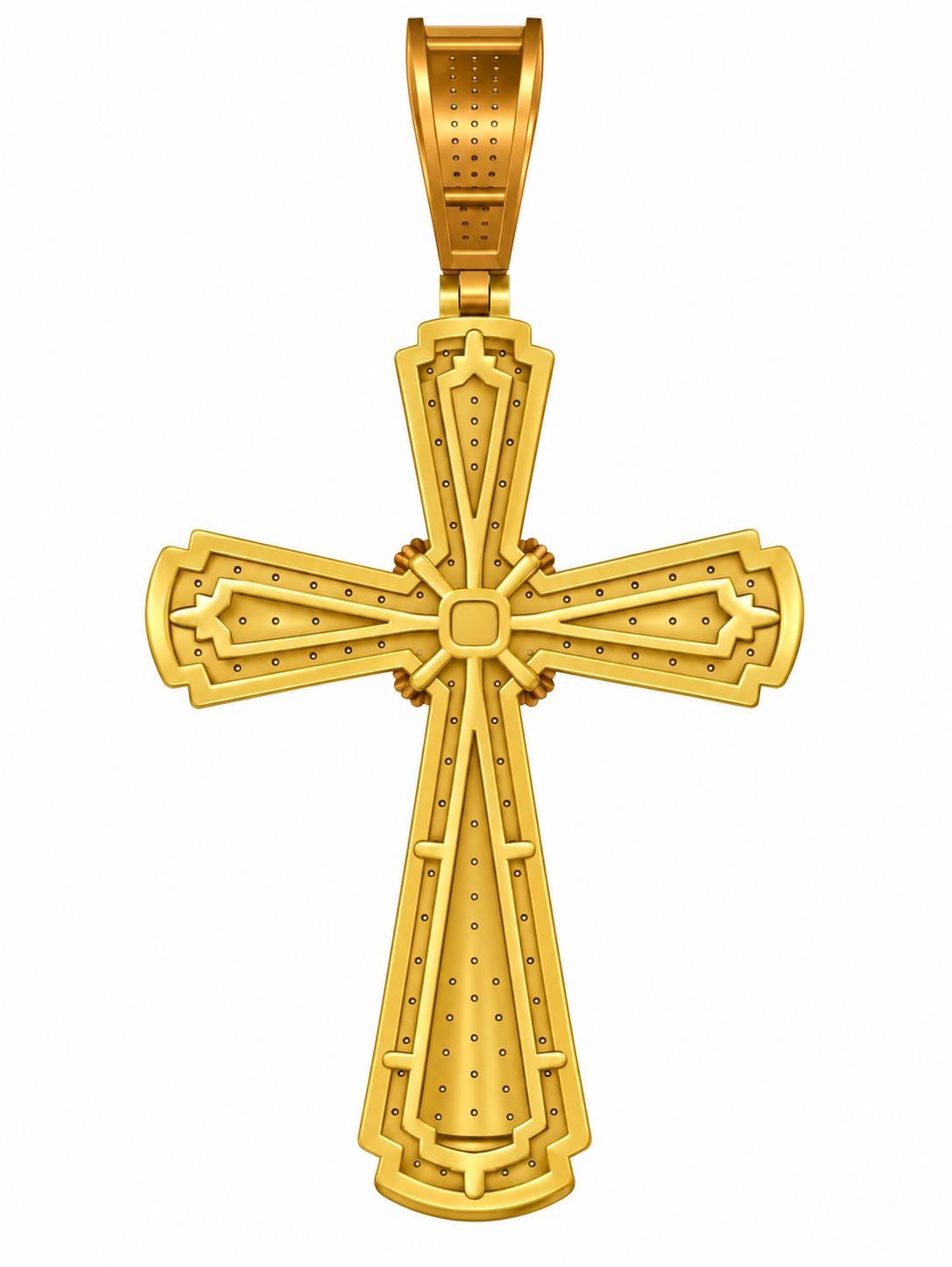 Hamsa Cross Pendant, view 3