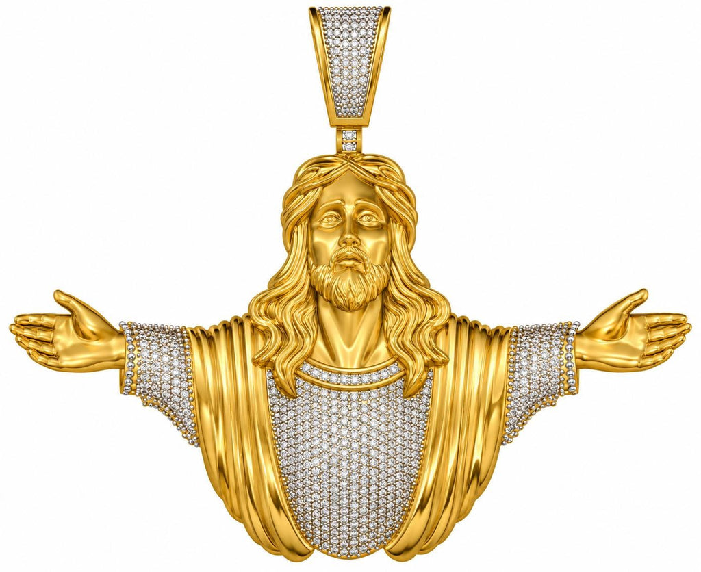 Jesus Open Arms Pendant, view 2