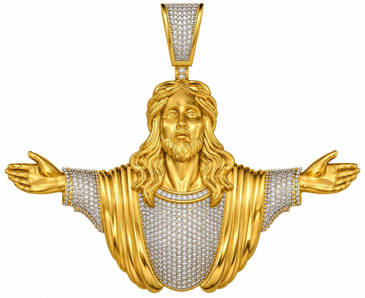 Jesus Open Arms Pendant, view 2