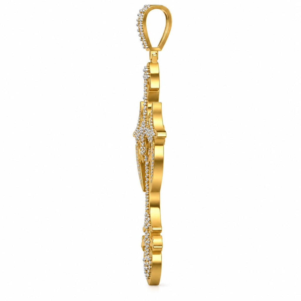 Tribal Gothic Cross Pendant, view 4