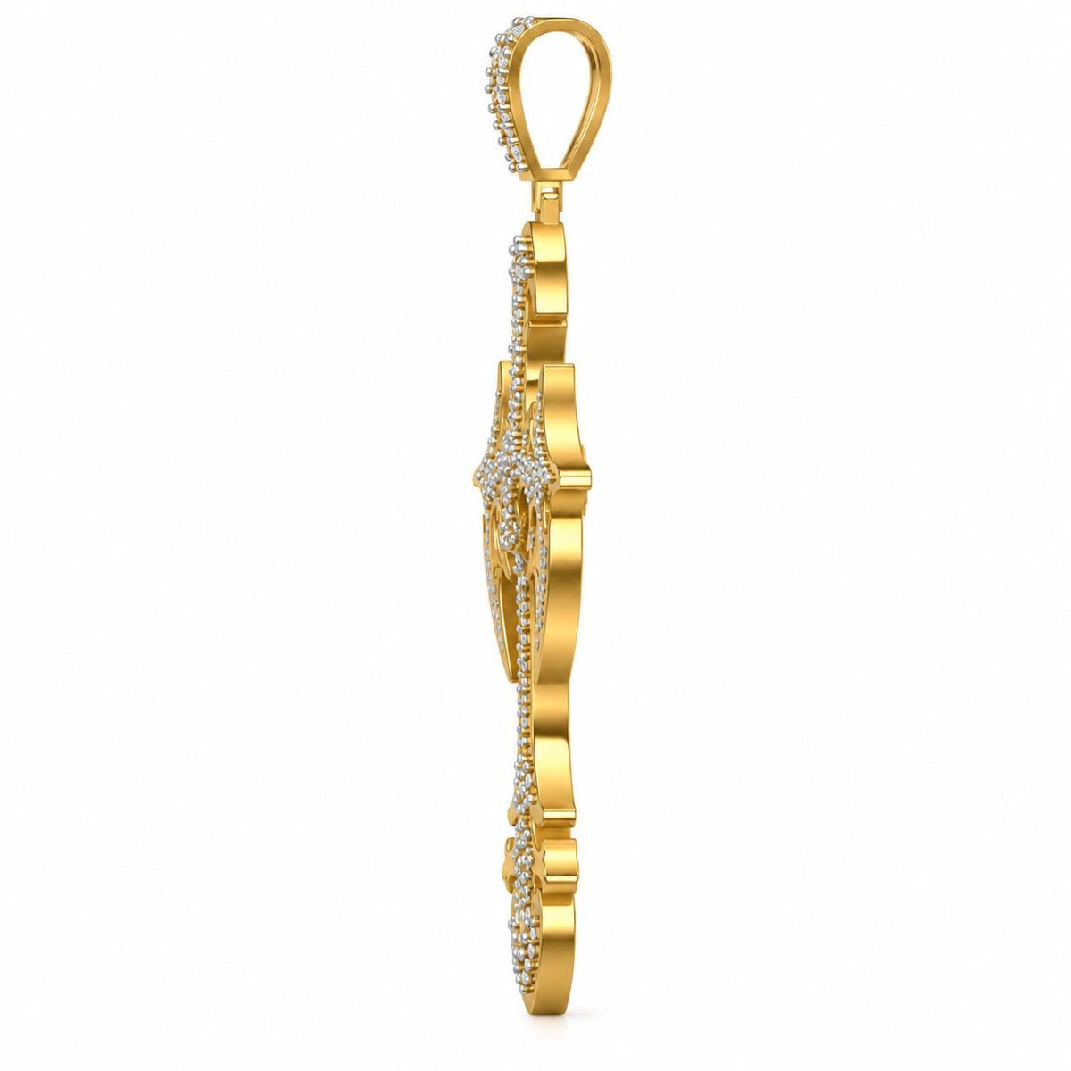 Tribal Gothic Cross Pendant, view 4
