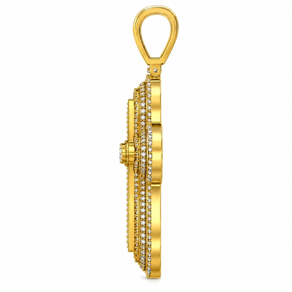 Lobed Cross Pendant, view 4