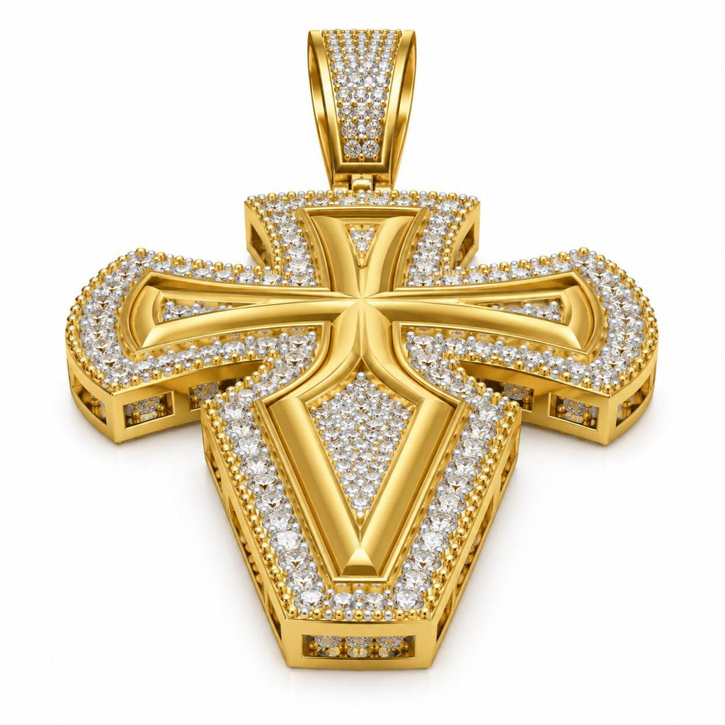 Shield Cross Pendant, view 4