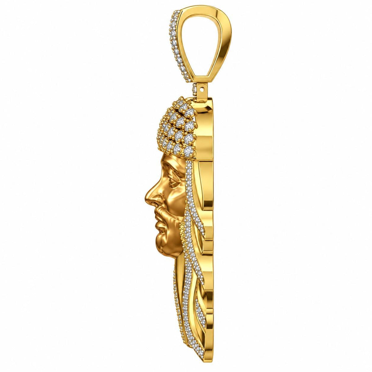 Jesus Crown of Thorns Pendant, view 4